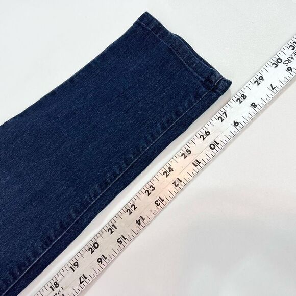 Democracy  AB Technology Straight Leg Jeans Womens 12 Blue  Stretch Cotton Blend - Picture 3 of 9